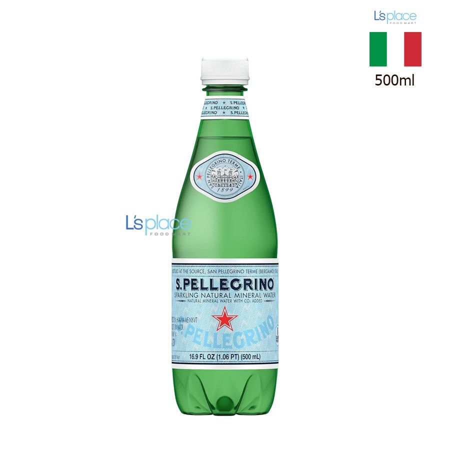 San Pellegrino Nước khoáng có ga 500 chai nhựa