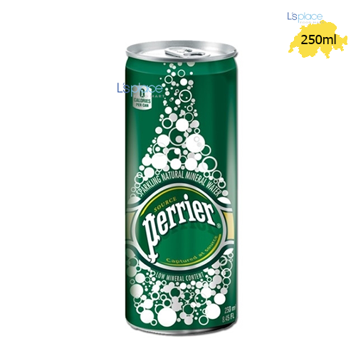 Perrier Nước khoáng có ga lon vị tự nhiên