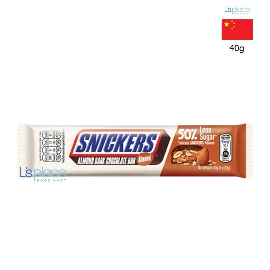 Snickers Thanh Socola đen hạnh nhân