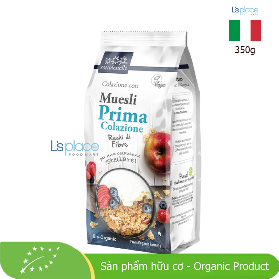 Sottolestelle Muesli hạnh nhân hữu cơ