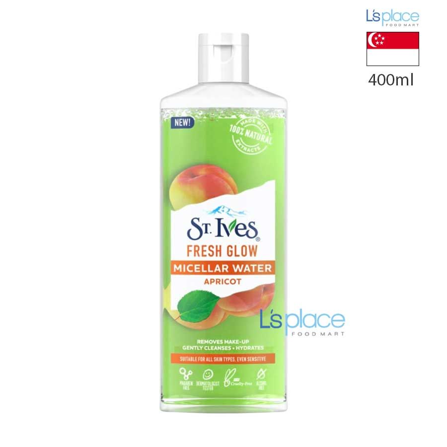 St.Ives Nước tẩy trang Fresh Glow chiết xuất quả mơ