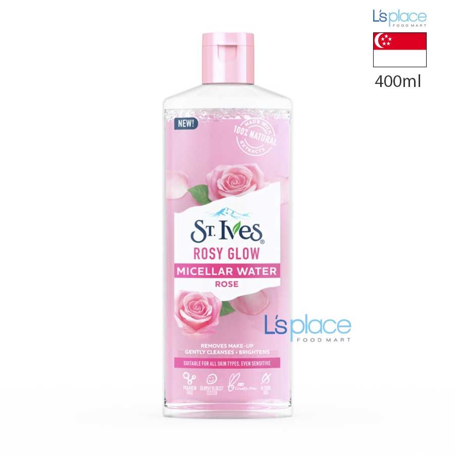 St.Ives Nước tẩy trang Rosy Glow chiết xuất hoa hồng