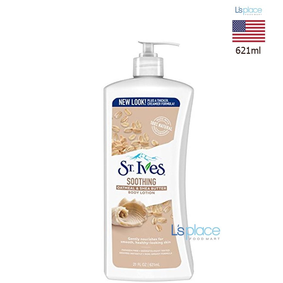 St.Ives Soothing Dưỡng thể yến mạch & bơ shea