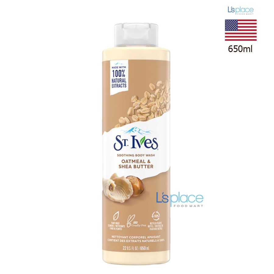 St.Ives Sữa tắm yến mạch và bơ hạt mỡ