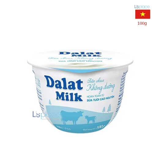 Dalat Milk sữa chua hũ nhỏ không đường