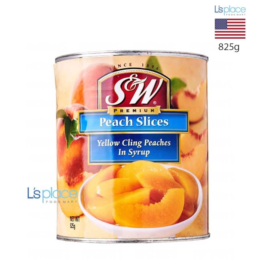 S&W Đào Miếng Ngâm Xi rô