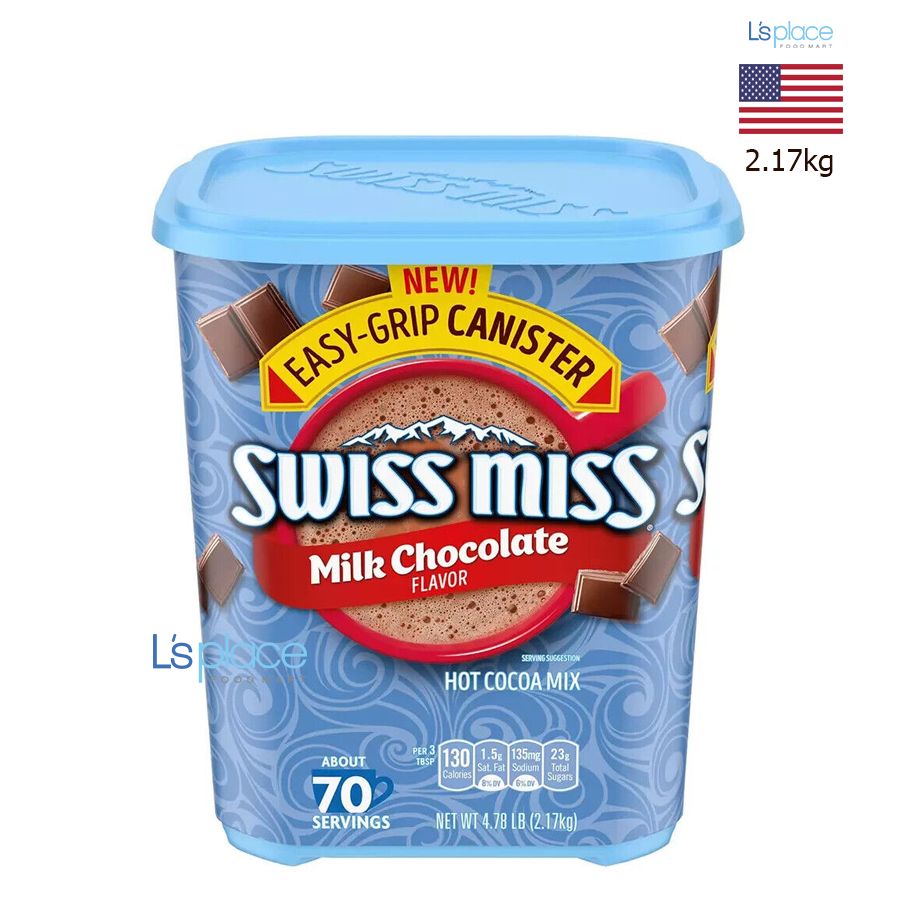 Swiss miss Bột cacao socola sữa hộp nhựa