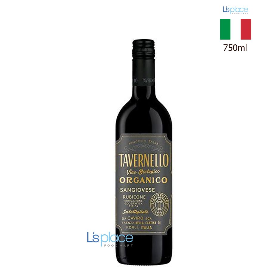 Tavernello Organico Vang đỏ Sangiovese Rubicone hữu cơ
