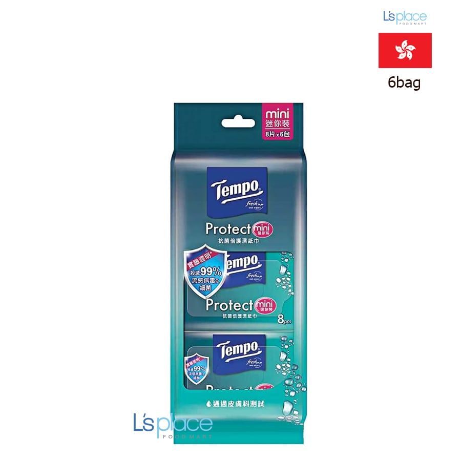 Tempo Set khăn ướt mini Protect