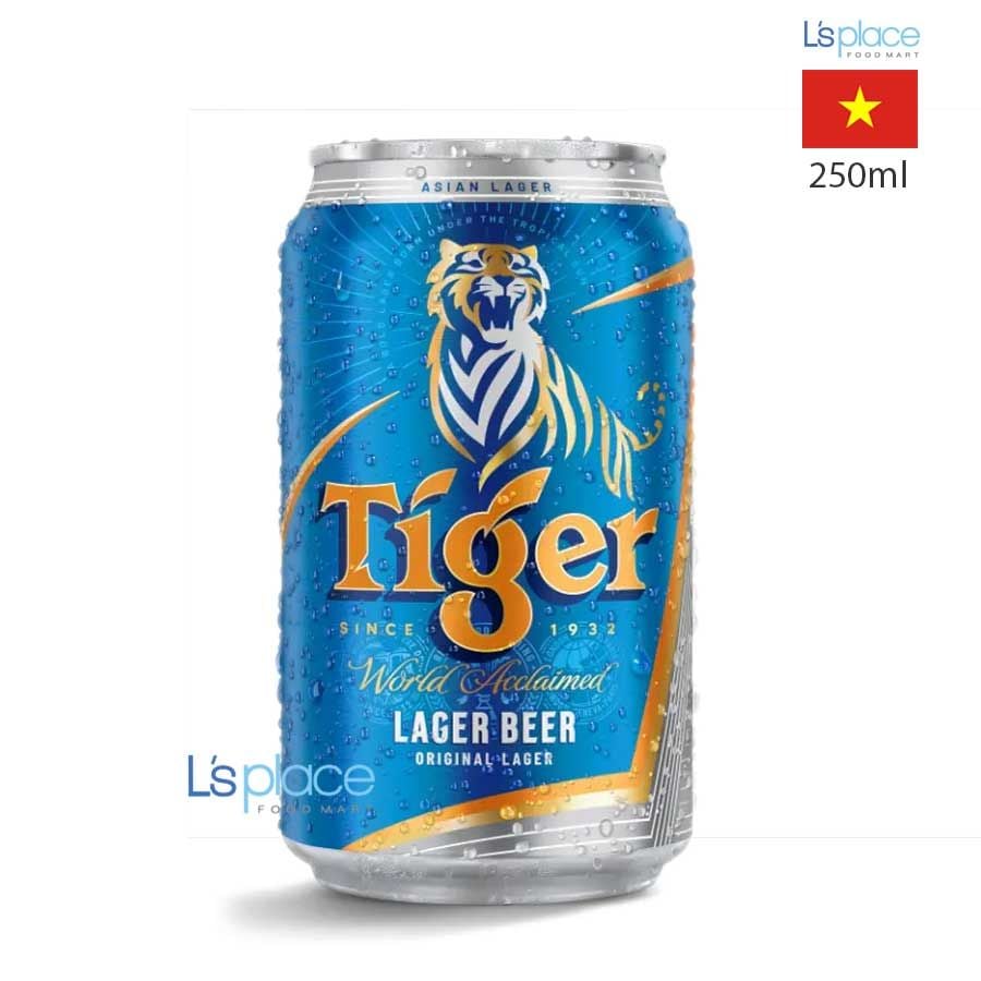 Tiger Bia lon xanh nhỏ