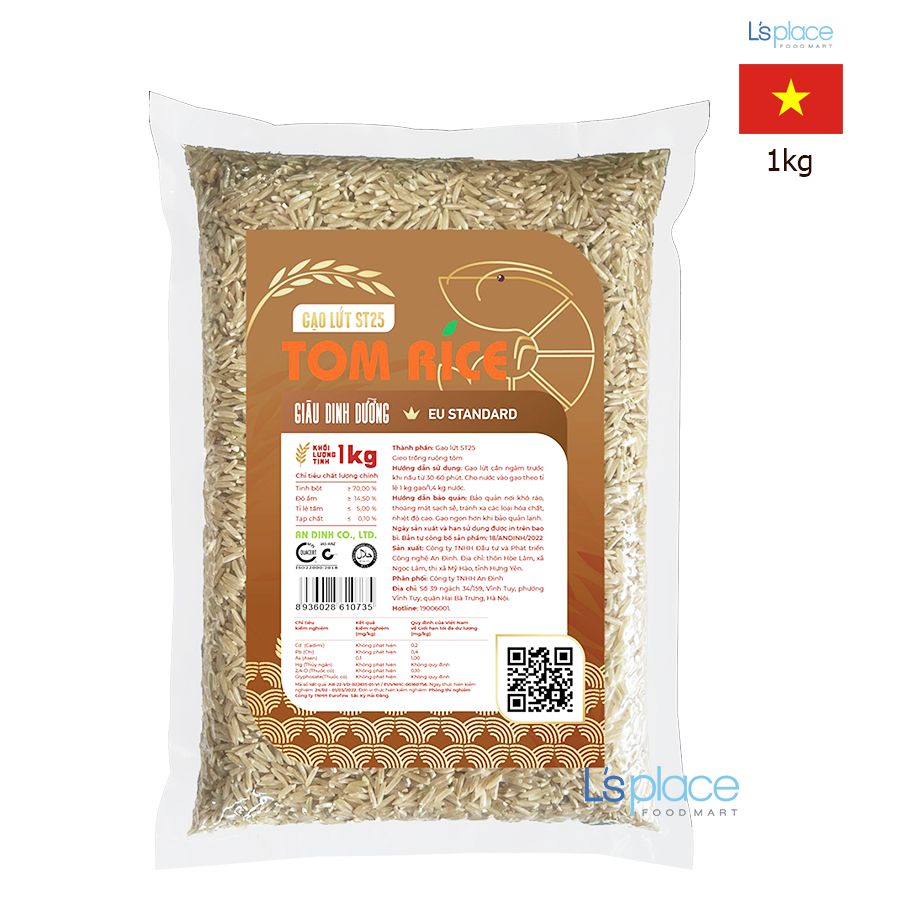 An Ninh Gạo Lứt ST25 Tom Rice