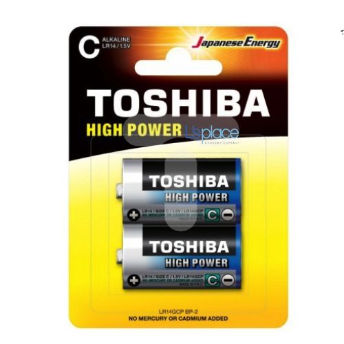 TOSHIBA Pin C Công suất cao LR14 / 1.5 Volt