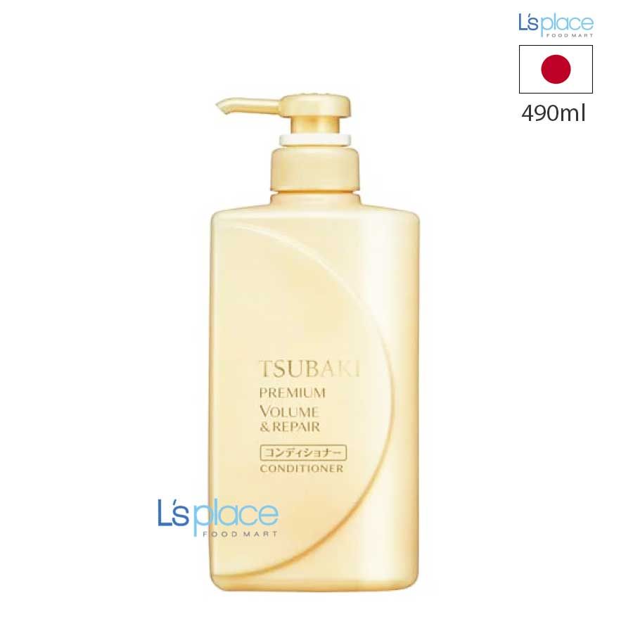 Shiseido Tsubaki Premium Dầu xả phục hồi ngăn rụng tóc Volume & Repair