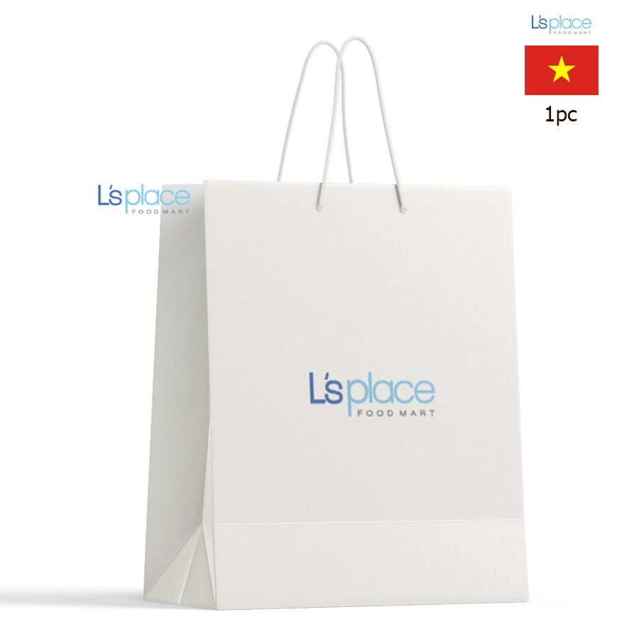 Túi giấy L's Place trắng dáng dọc to
