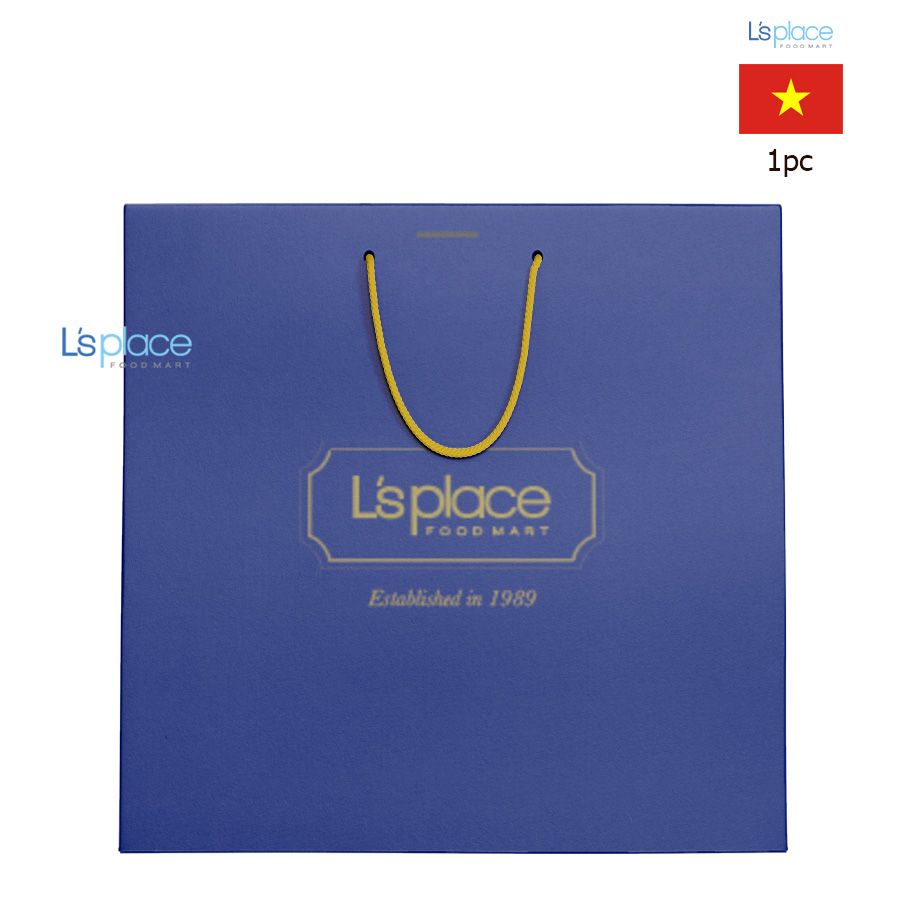 Túi giấy L's Place xanh dáng vuông