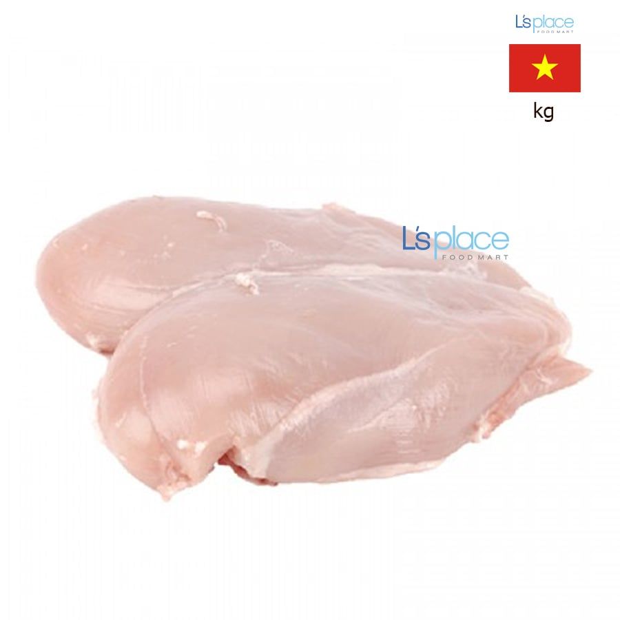 Ức gà ko da đông lạnh