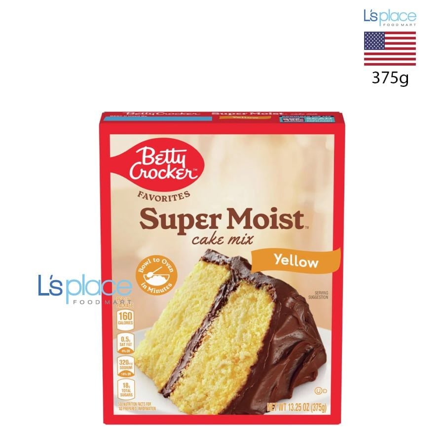 Betty Crocker Favourites Bột làm bánh vàng siêu ẩm