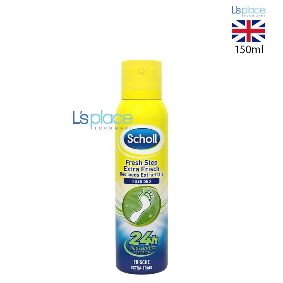 Scholl Xịt khử mùi hôi giày Schuh Deo Fresh Step