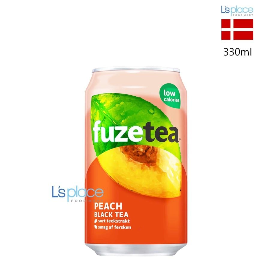 Fuzetea Trà đen vị đào đóng lon