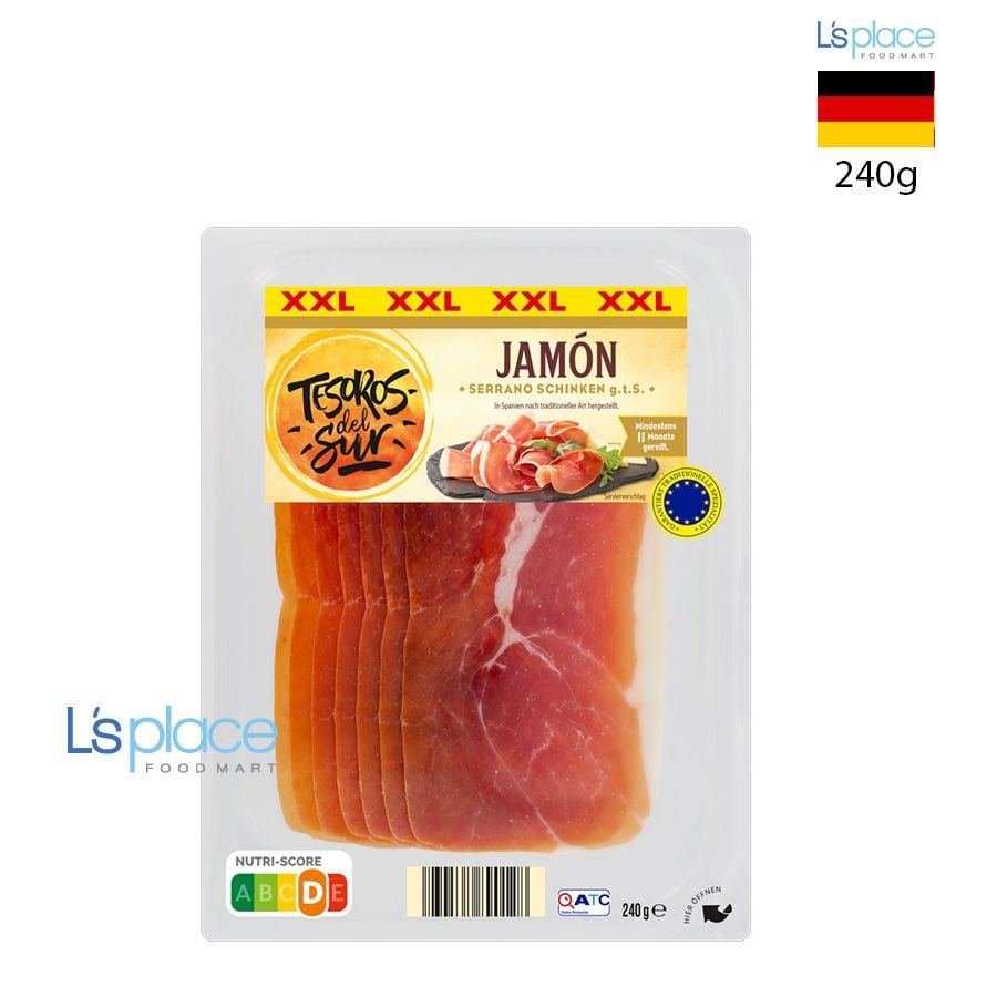 Tesoros del Sur Thịt nguội Jamon Serrano