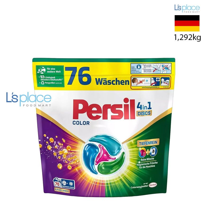 Persil Viên giặt 4in1 quần áo màu Colorswaschmittel
