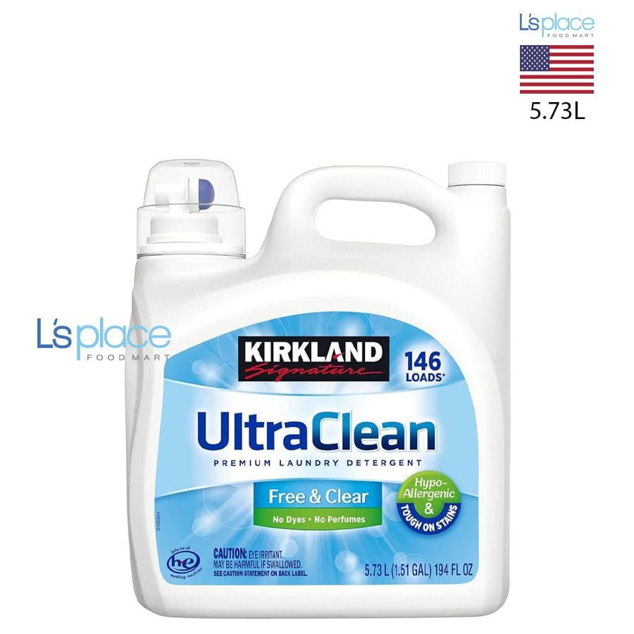 Kirkland Nước giặt Ultra Clean Free & Clear
