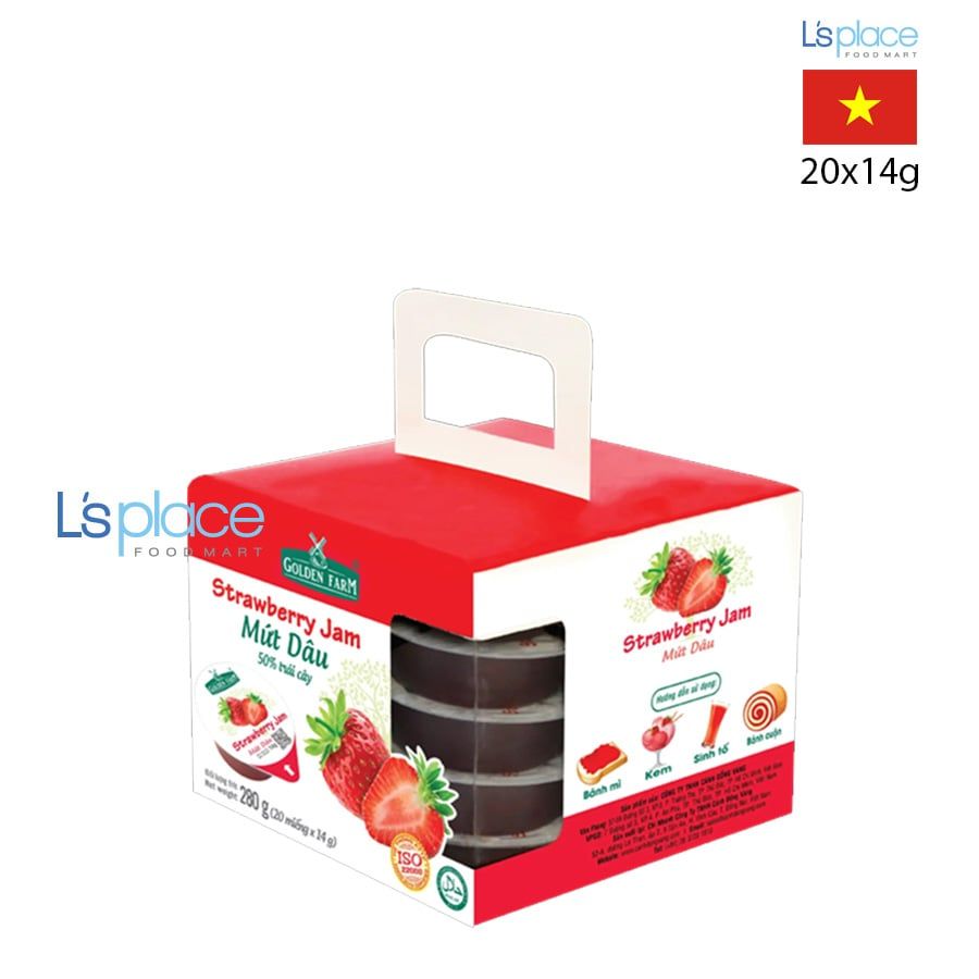 Golden Farm Set mứt dâu tây