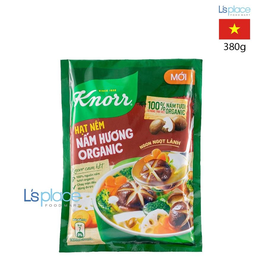Knorr Hạt nêm Nấm hương Organic