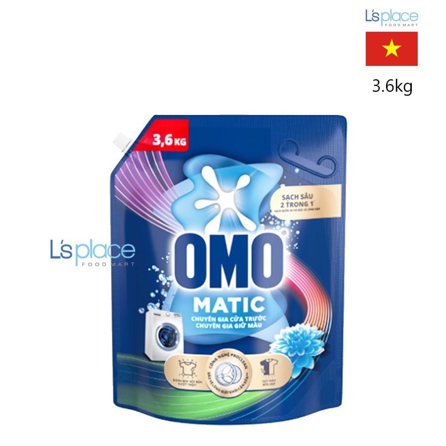Omo Nước giặt cửa trước chuyên gia giữ màu