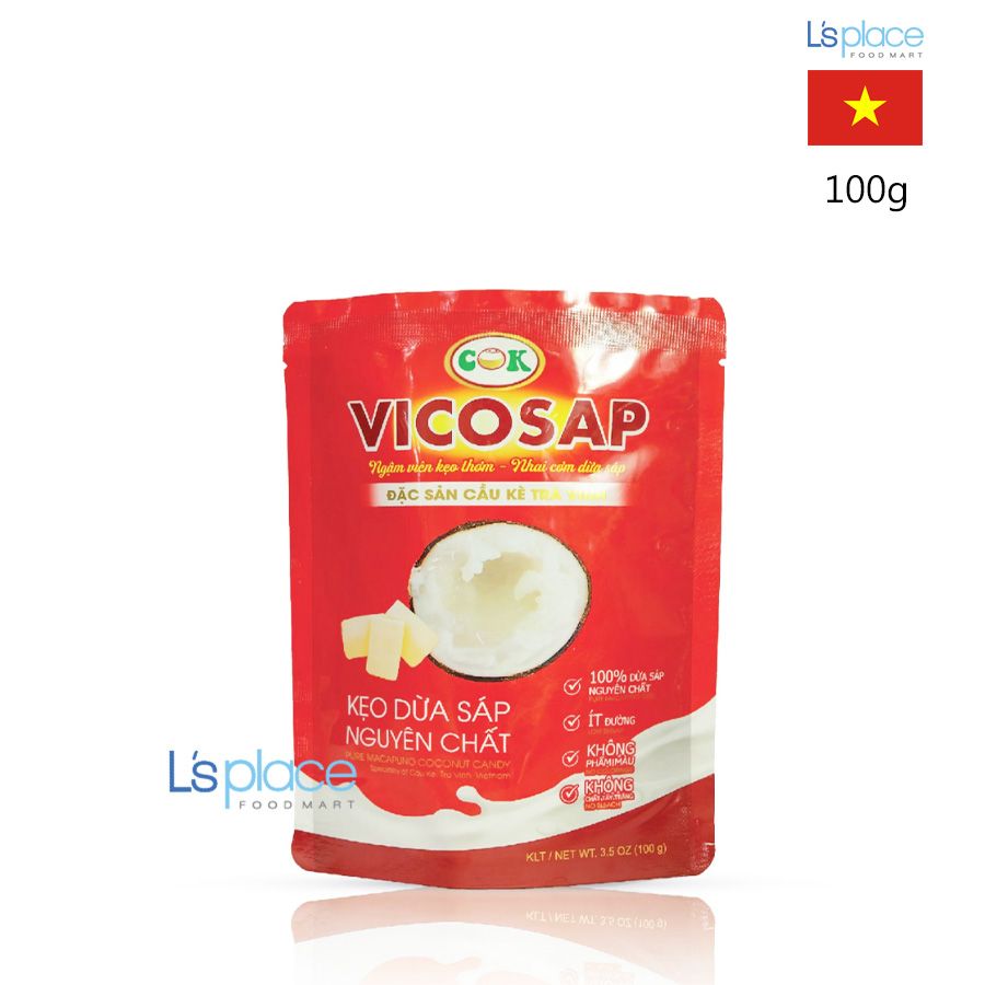 Vicosap Kẹo dừa sáp nguyên chất