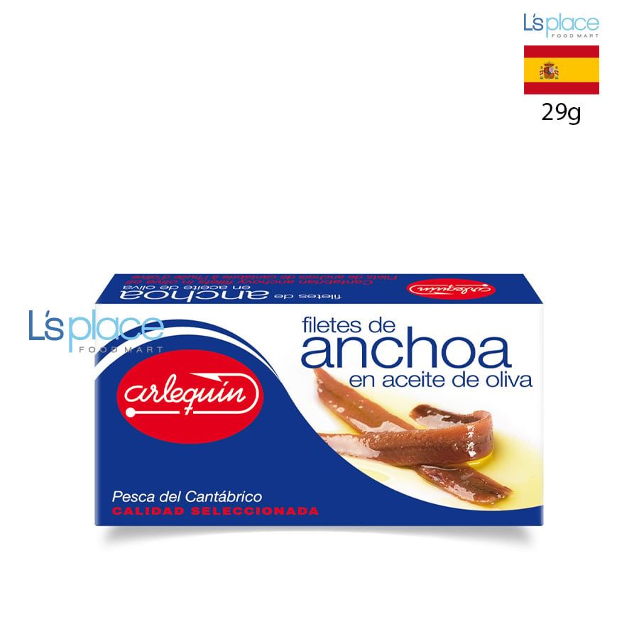Arlequín Cá cơm phi lê ngâm dầu