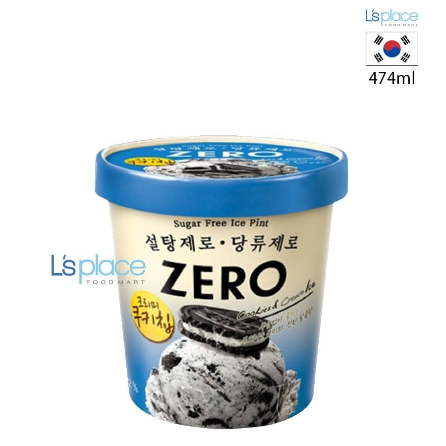 Lotte Zero Kem hộp vị bánh quy kem không đường