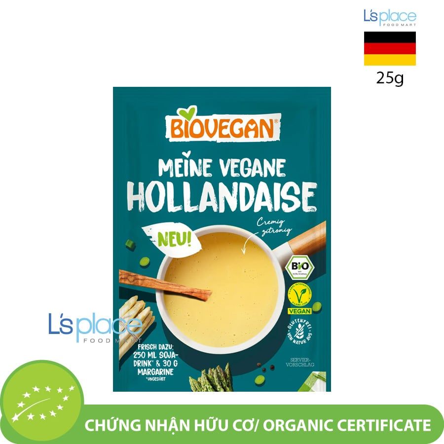 Biovegan Xốt Hollandaise chay hữu cơ