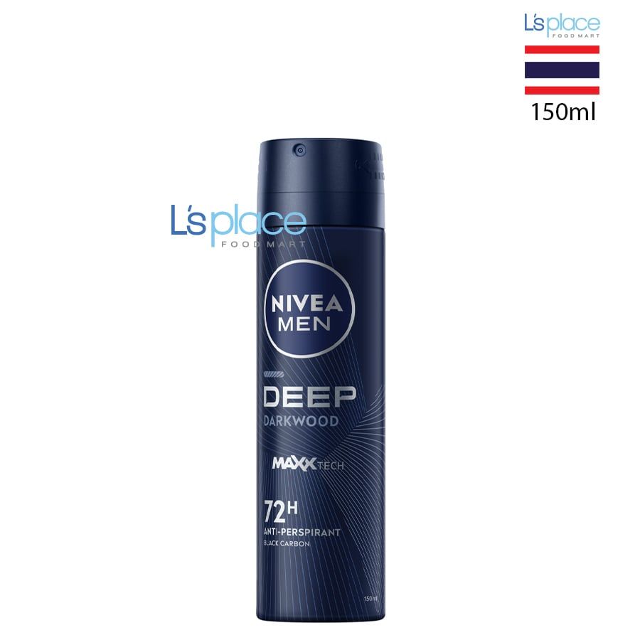 Nivea Men Xịt ngăn mùi Deep Darkwood