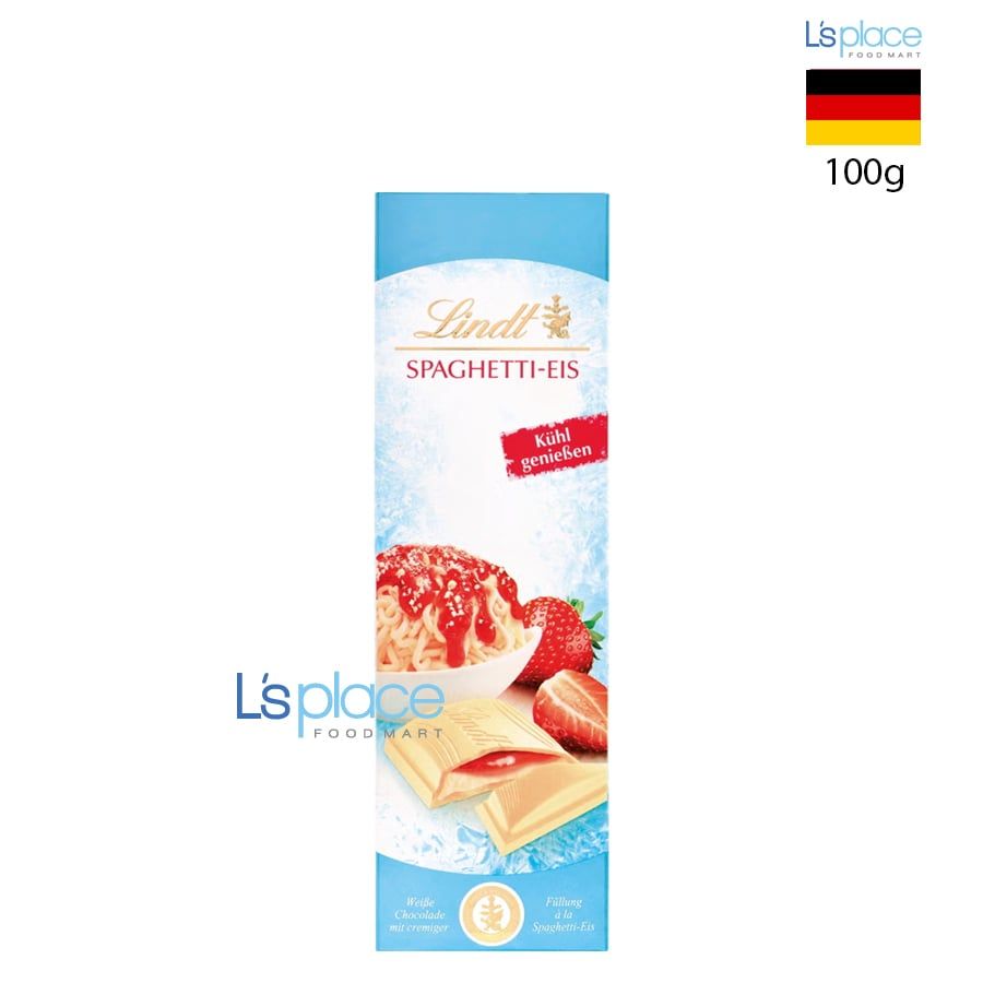 Lindt Kuhl genießen Socola kem spaghetti dâu