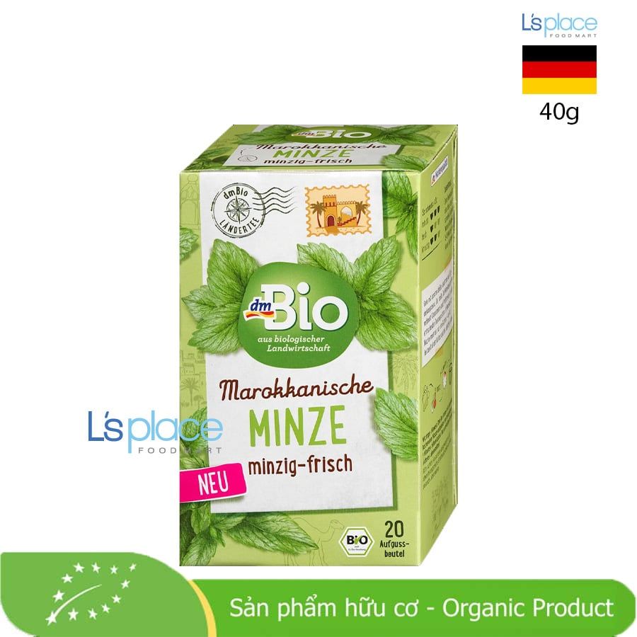 dmBio Trà thảo mộc bạc hà hữu cơ