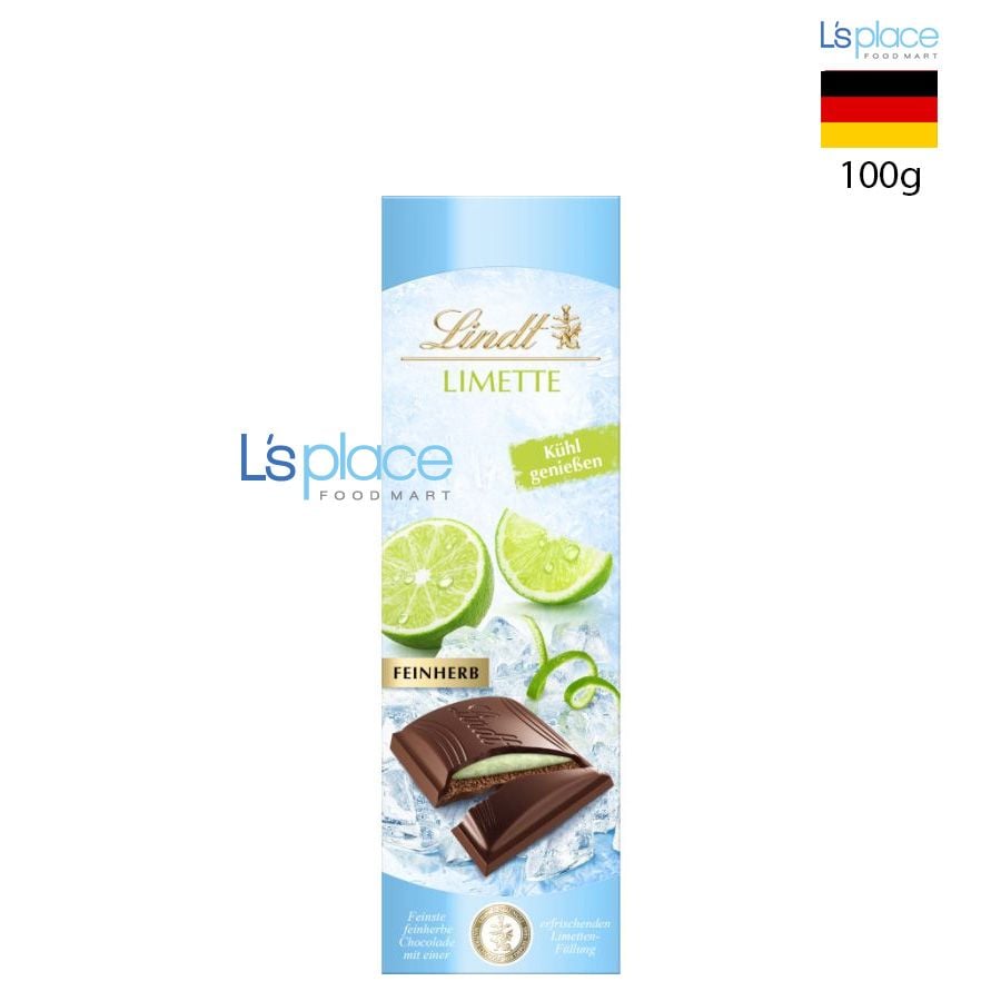 Lindt Kuhl genießen Socola chanh xanh