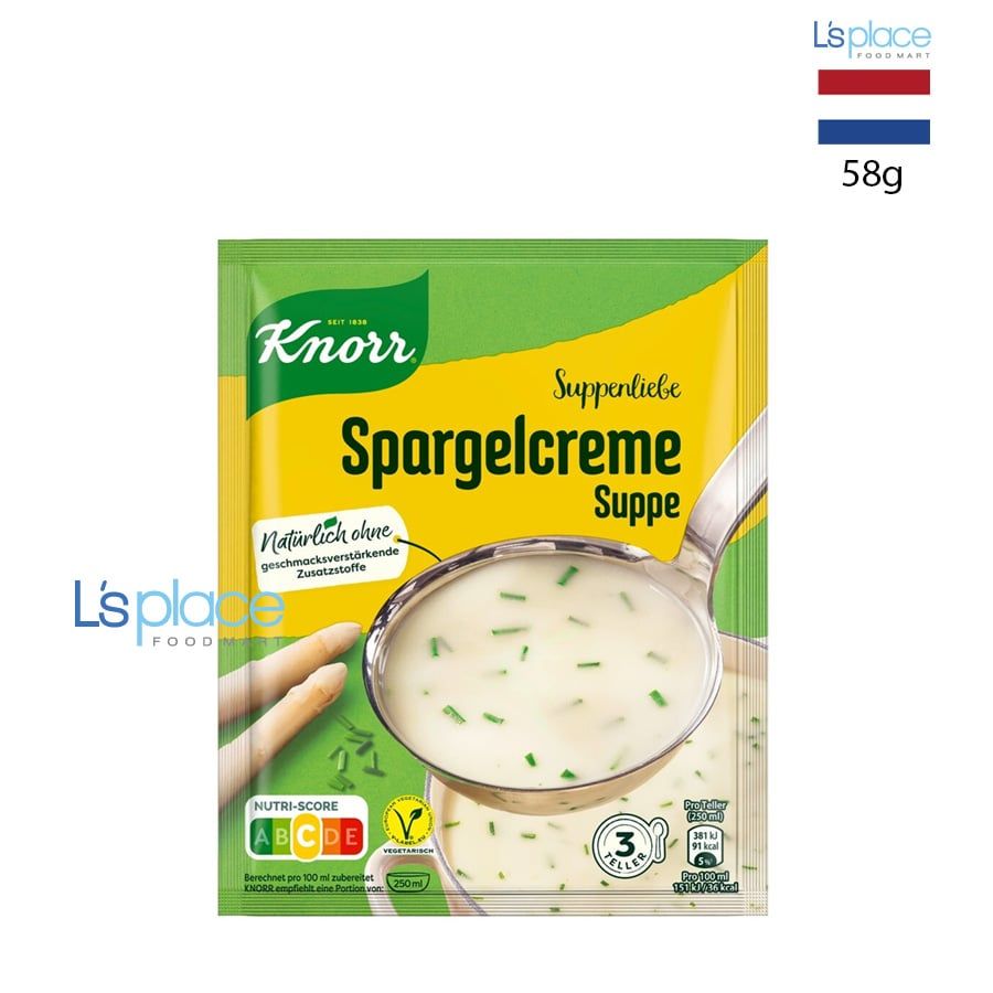 Knorr Súp kem măng tây trắng