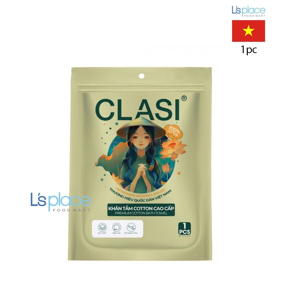 Clasi Khăn tắm Cotton 70x140cm