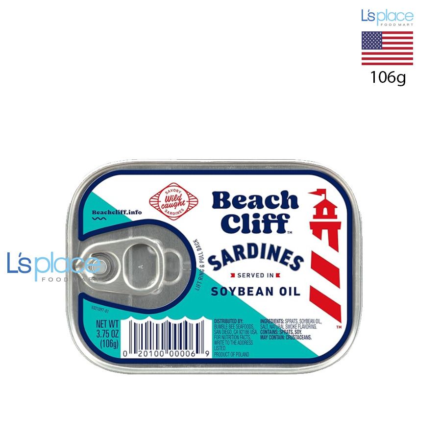 Beach Cliff Cá trích ngâm dầu đậu nành