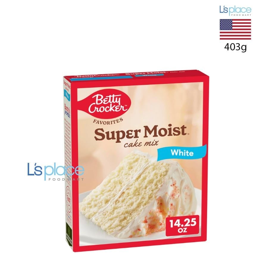 Betty Crocker Favourites Bột làm bánh trắng siêu ẩm