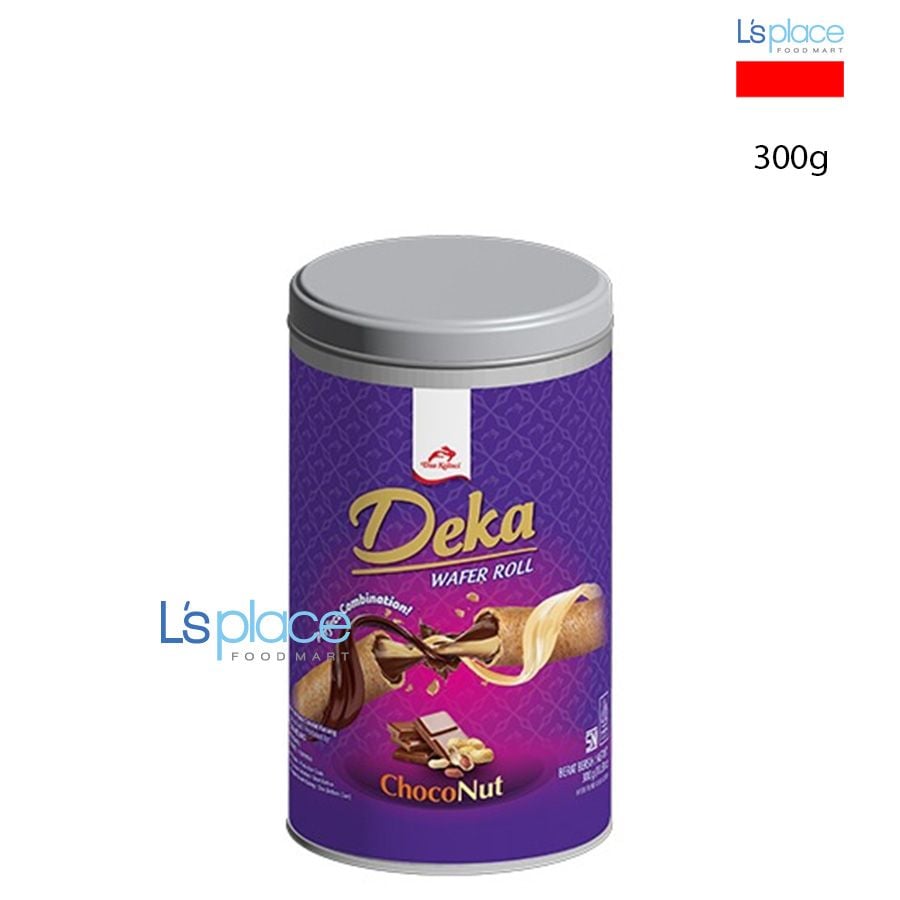 Deka Bánh xốp ống vị socola hạt khô