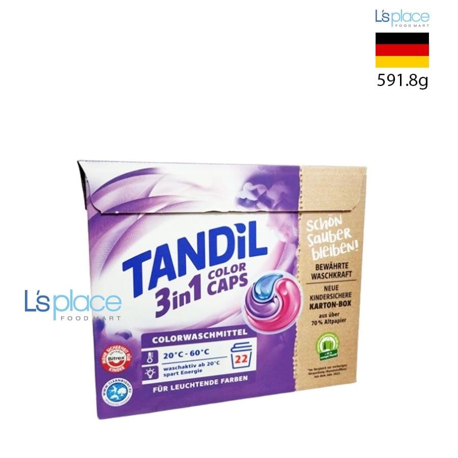 Tandil Viên giặt 3in1 quần áo màu Colorwaschmittel