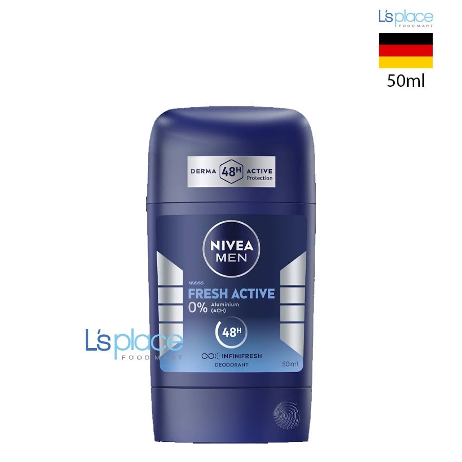 Nivea Men Lăn khử mùi Fresh Active 0% Aluminium