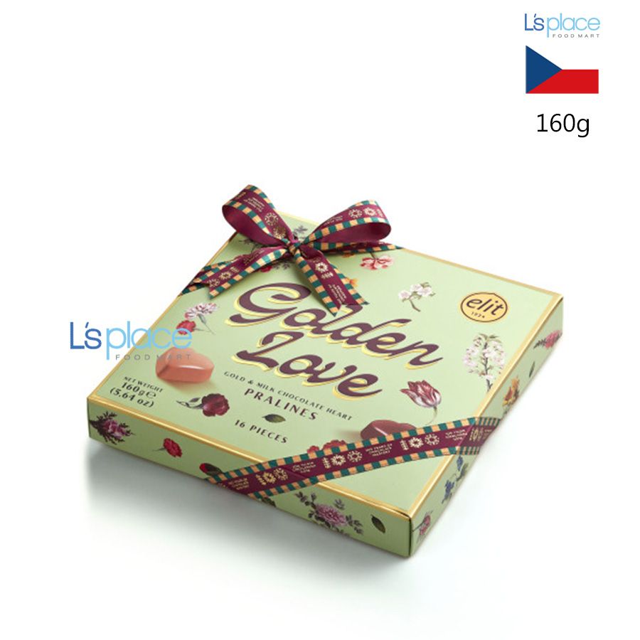 Elit Socola trái tim Golden Love hộp xanh