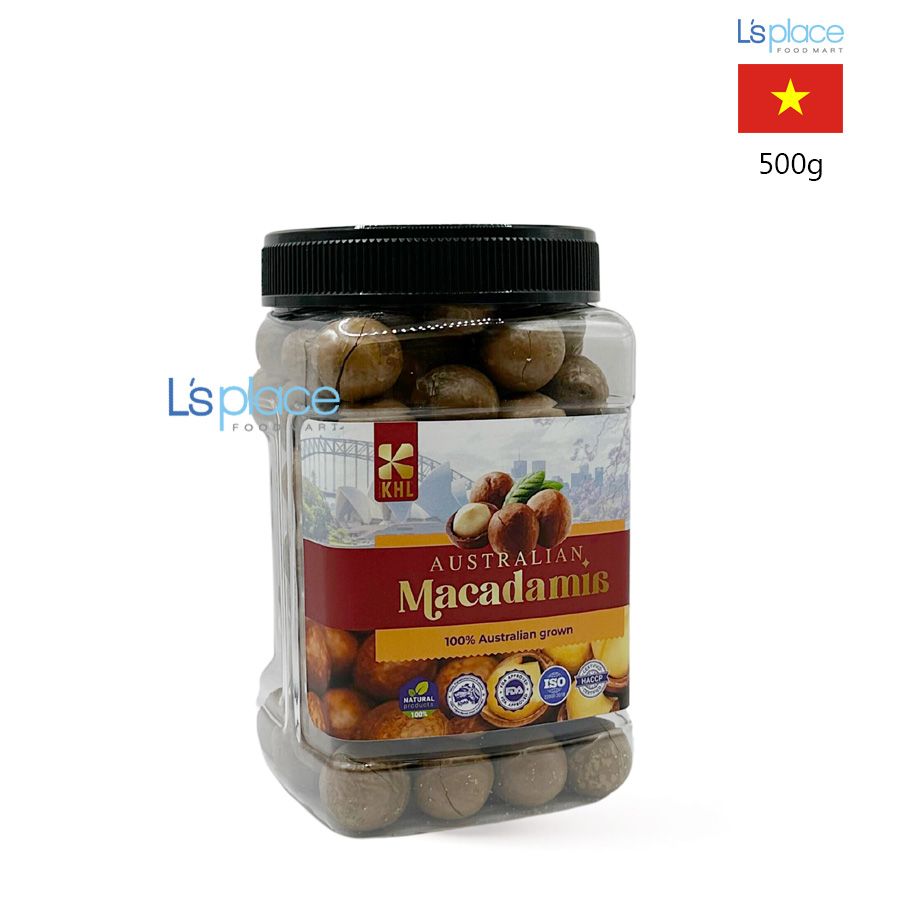 KHL Hạt Macadamia nứt vỏ hũ nhỏ