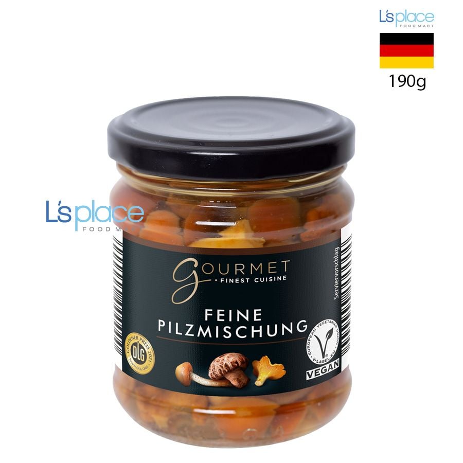 Gourmet Hỗn hợp nấm thượng hạng ngâm muối