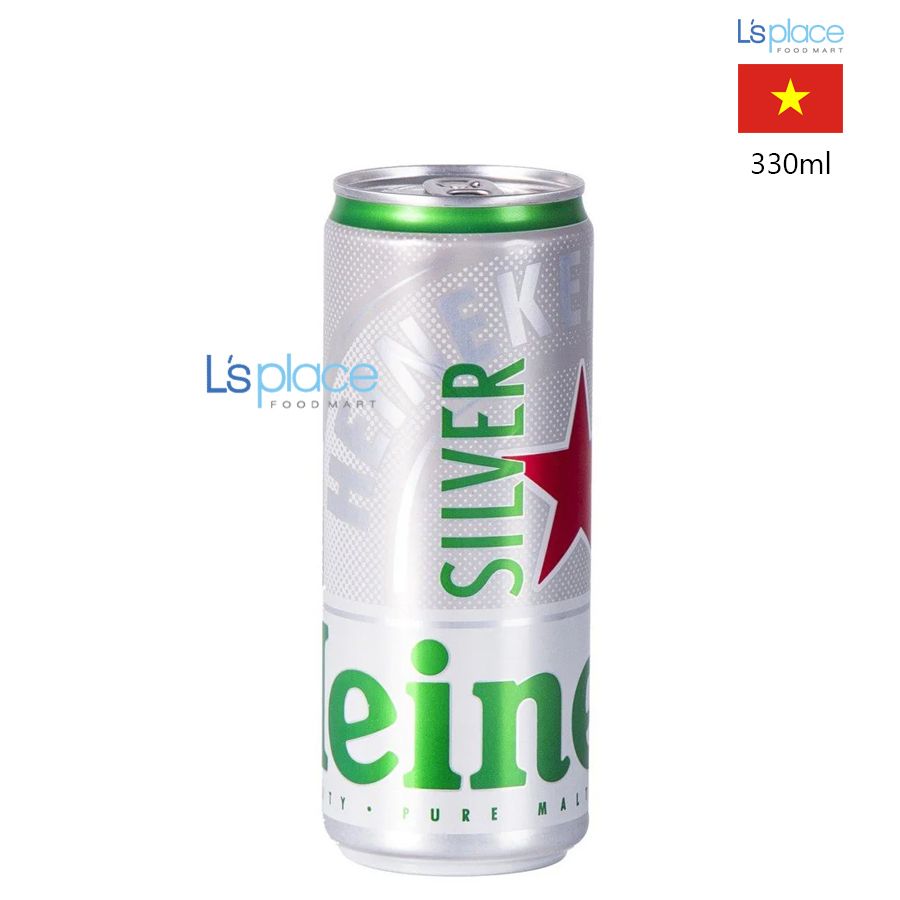 Heineken Bia lon cao Silver