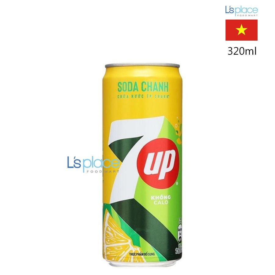 7Up Soda chanh không calo