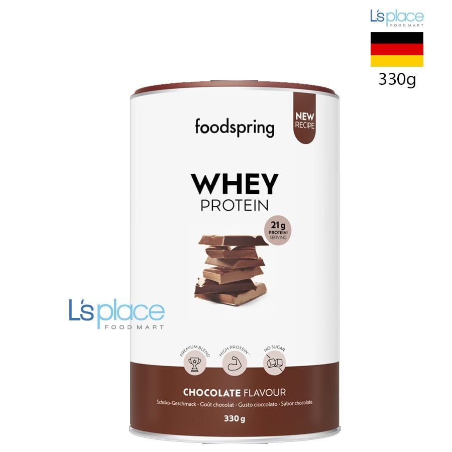 Foodspring Bột Whey Protein vị socola